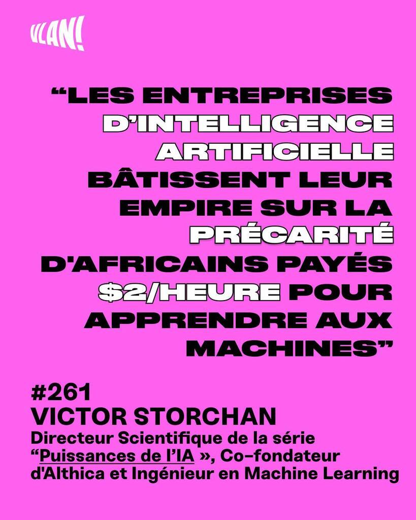 gregfromparis (@gregfromparis) on Twitter photo Nous avons tous entendu parler de l'intelligence artificielle (IA) et de la façon dont elle est censée révolutionner notre monde. 
Mais saviez-vous que certaines des entreprises les plus prospères de l'IA (comme Open AI aka ChatGPT) bâtissent leur empir… instagr.am/p/CrkajEAIuT2/ Nous avons tous entendu parler de l'intelligence artificielle (IA) et de la façon dont elle est censée révolutionner notre monde. 
Mais saviez-vous que certaines des entreprises les plus prospères de l'IA (comme Open AI aka ChatGPT) bâtissent leur empir… instagr.am/p/CrkajEAIuT2/