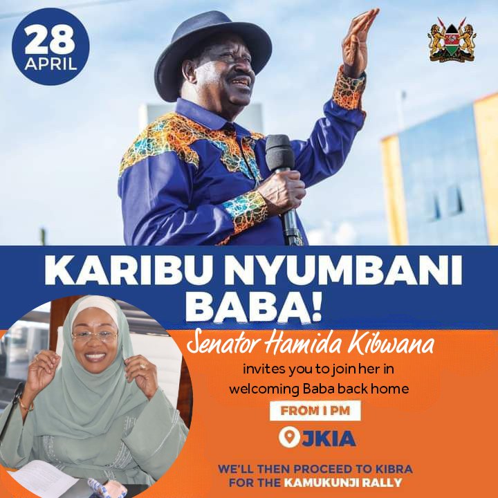 Karibu nyumbani Baba <a href="/RailaOdinga/">The Raila Odinga Amolo Foundation</a> 
<a href="/edwinsifuna/">Edwin Sifuna</a> <a href="/h_aladwa/">Hon George Aladwa Omwera</a> <a href="/HEBabuOwino/">Babu Owino</a> @Winnie_Odinga
<a href="/Railajunior/">Raila Odinga Junior</a>