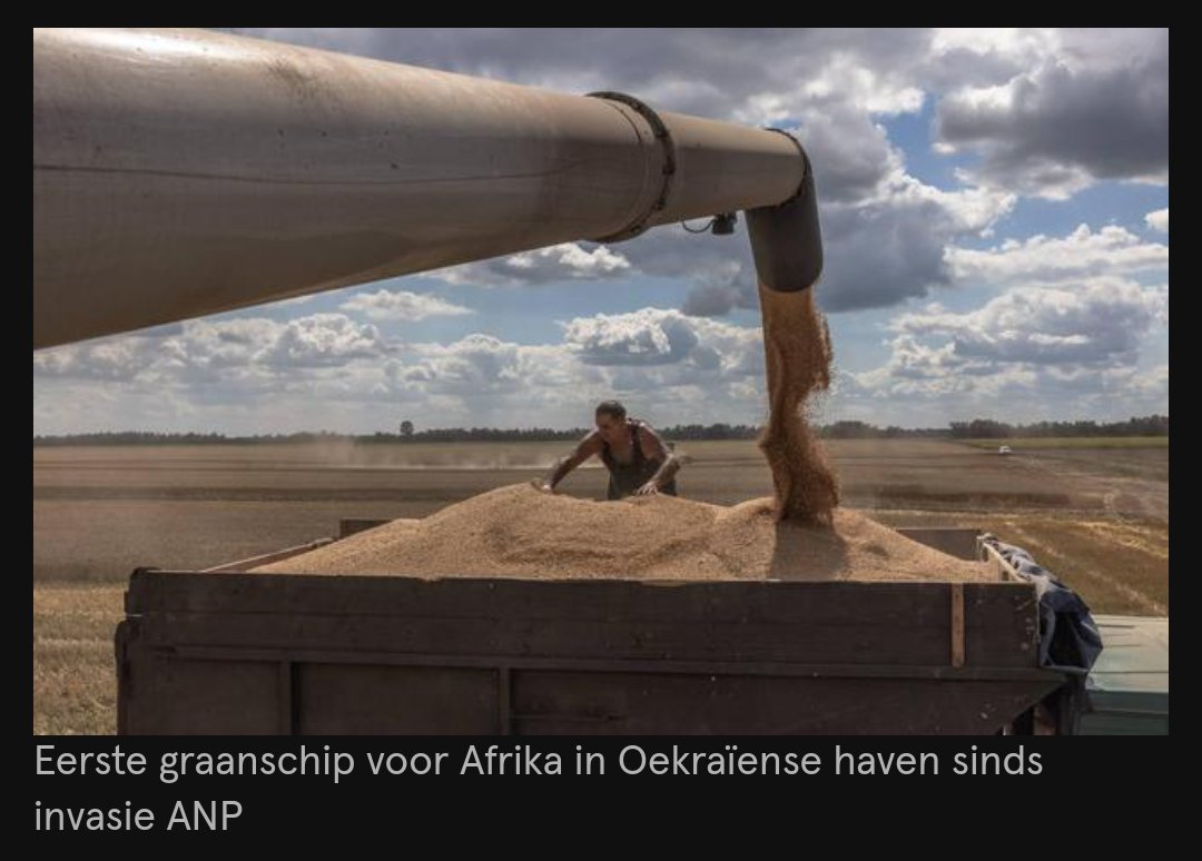 FritsBroos's tweet photo. Johan Vollenbroek: Het eerste schip dat Oekraïne in de oorlog mocht uitvaren, ging niet naar een hongerland in Afrika, maar naar Nederland. Het was maïs voor onze koeien en kippen. De koopkracht van Nederlands vee is groter dan die van mensen in de Sahel of Pakistan.’ https://t.co/4ZHguz0NTi