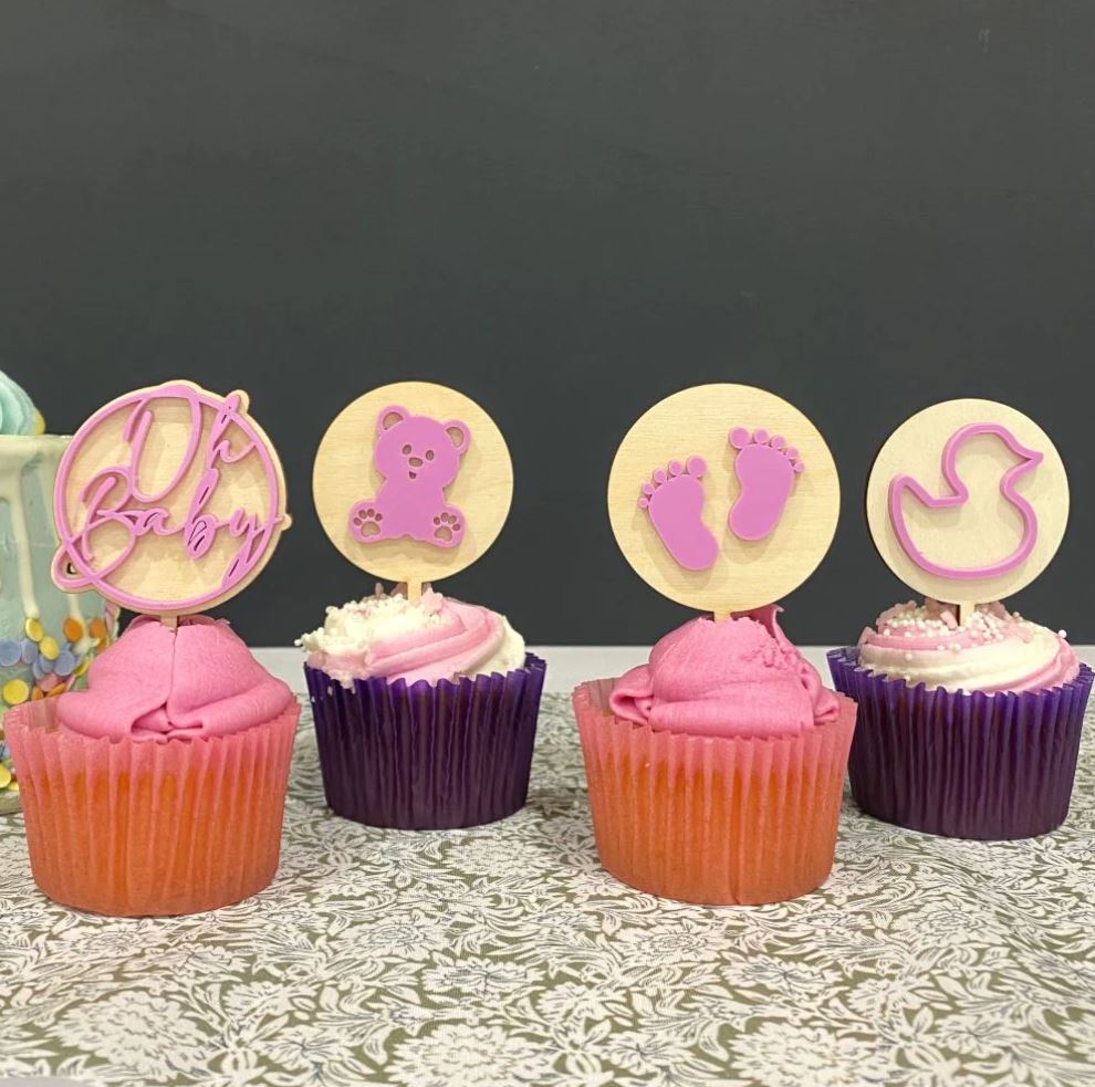 🧁 Super Cute Cupcakes! 🧁

Ideal for any upcoming #babyshower or #genderreveal, take a look at these Wooden And Acrylic Oh Baby Shower Cupcake Toppers!

🛒 Shop: bit.ly/41EzZJZ

#luckandluck #partyshop #partysupplies