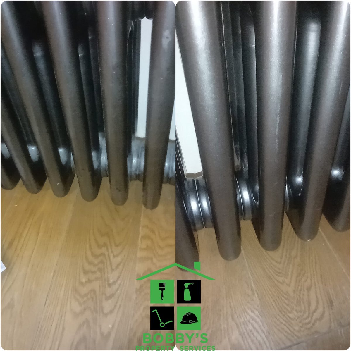 BobbysPropServ's tweet photo. Now you see it! 🤔 And then, you don’t!!
Another set of radiators, cleaned to perfection, by our team @ Bobby’s Property Services Ltd.
For your free cleaning quote, call or email today, on:
☎️ 07507971425 or 📧 info@bobbyspropertyservices.com 
#sparkling #cleaning #aftertenancy # https://t.co/74Li4mVuJj