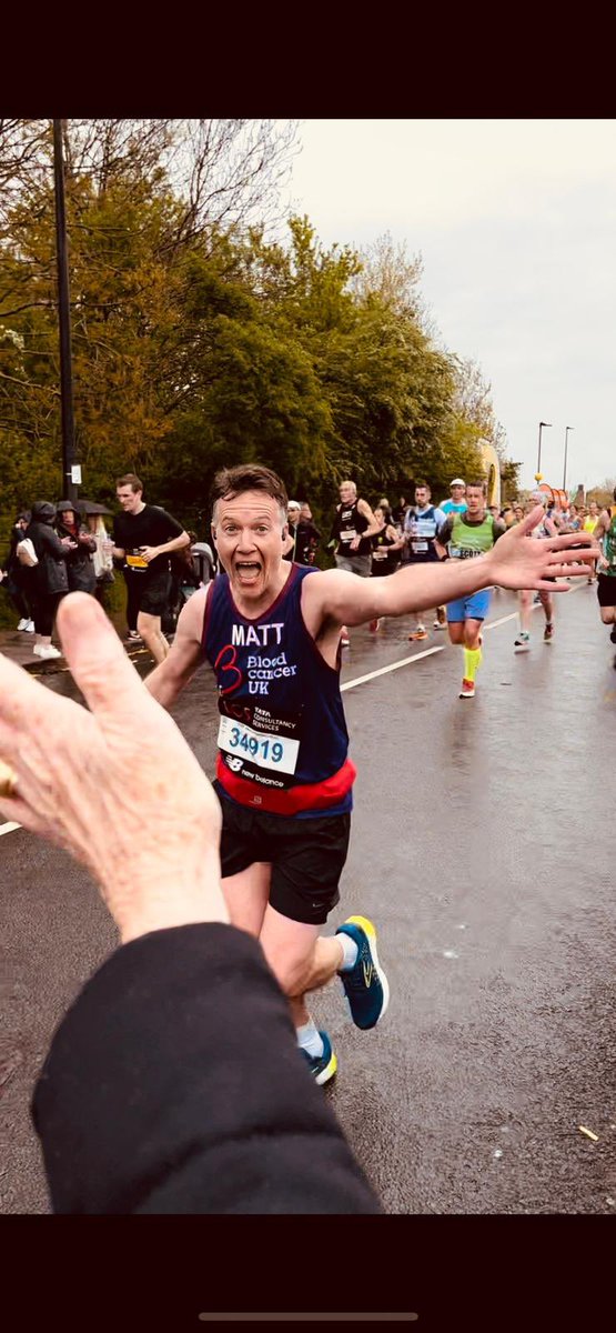 mattaronow's tweet photo. What an incredible day!!

The last 7km’s were tough, so relieved to cross the finish line in 3:43:47 🙏

Thanks for all your amazing support and encouragement, it really did help and we’ve raised a really worthwhile sum for Blood Cancer UK🙏

#Londonmarathon2023 #BloodCancerUK https://t.co/HP6vkIvIEG