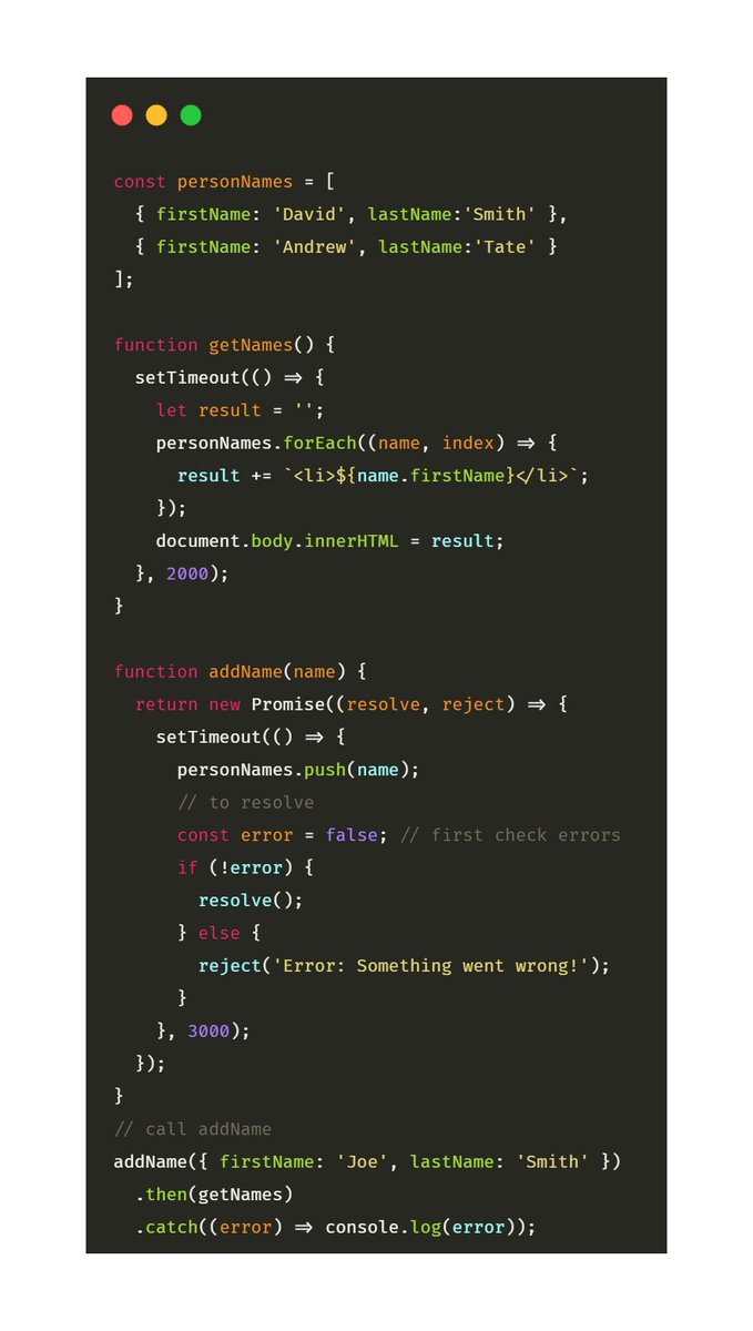 Promises in JavaScript 🚀 A Thread ↓ - Thread from Ishrat @ishrratumar ...