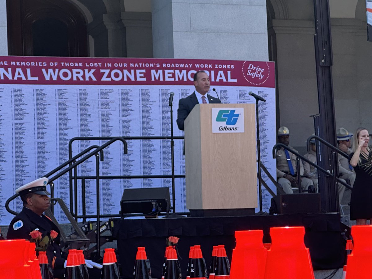 BijanSartipi's tweet image. Caltrans 33rd Annual Fallen Workers Memorial. @ToksOmishakin @Tony_CTDirector @KCRAEdieLambert @SenGonzalez_33 @LauraFriedmanCA @CaltransHQ @CaltransD4 #BeWorkZoneAlert @CHP_HQ @CHP_GoldenGate @GavinNewsom @CA_Trans_Agency @OTS_CA #MoveOver