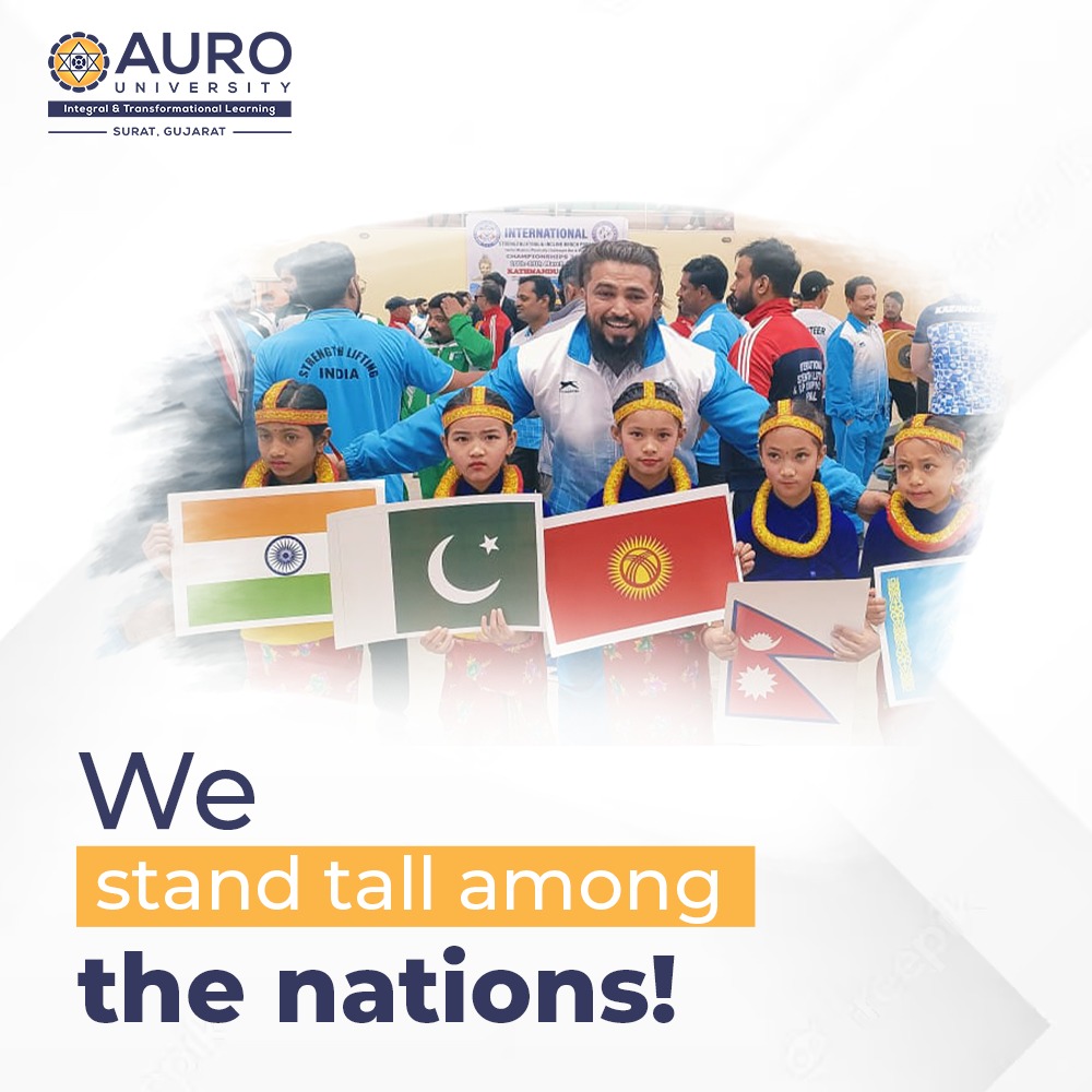 AuroUniversity's tweet photo. The winner of the weightlifting competition from #AUROUniversity demonstrated an incredible display of strength and determination.
#OutshinersofAURO #Strengthlifting #Proudmoment #Weightliftngcompetition https://t.co/UuC1M31kuM