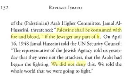 AdinHaykin1's tweet photo. The 1948 "Nakba" was an Arab war of aggression, according to the Arab leaders themselves https://t.co/vHWAvigqMg