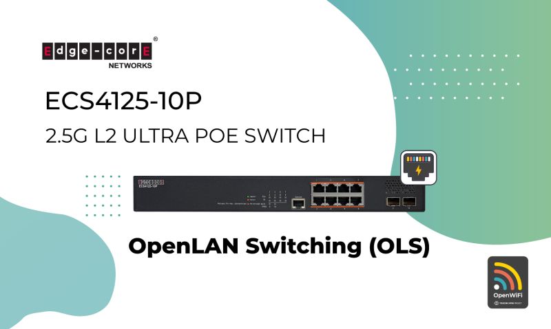 EdgecoreNetwork's tweet image. Edgecore launches the ECS4125-10P, the first-ever #PoE switch with @TelecomInfraP #OpenLAN #Switching support!
IT managers can enjoy a competitive and differentiated wiring closet switching solution, enabling more diverse and #flexible network deployment.
lnkd.in/gcGVKQ_m