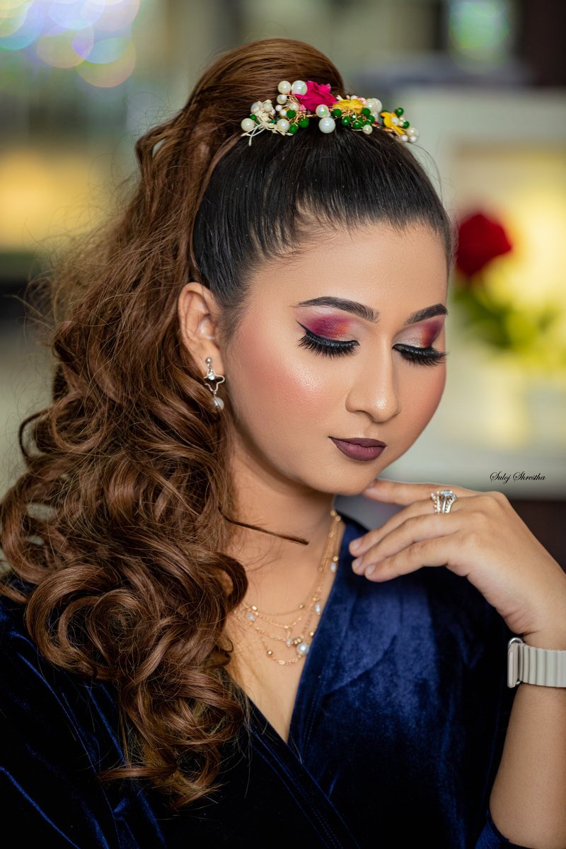 PrekshyaKhanal's tweet photo. Making you stop and stare โค๏ธ
#makeupshoot https://t.co/D6v5PkMFH4