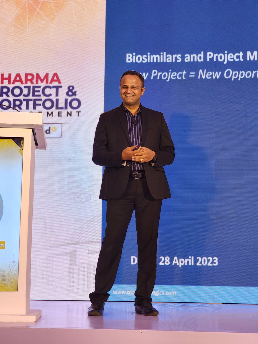 eminence_group9's tweet photo. An interesting session by Sivanandam Kesavan on ‘Biosimilars and Project Management: How to Upscale Managers?’ at the 6th Annual Pharma Project & Portfolio Management 2023.
#eminencebusinessmedia #ebmpppm #ebmpppm6 #ebm https://t.co/jqCkAZ3qnc