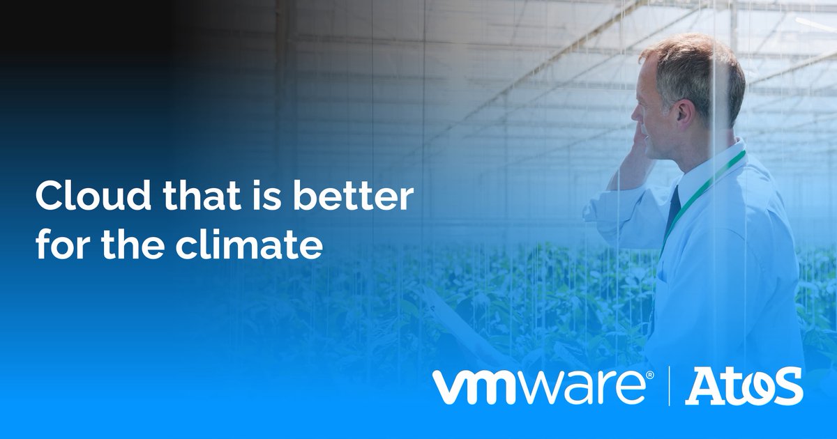 Atos #decarbonization leadership, services and green technologies combined with the power of VMware virtualization can give you the agility to make changes at speed and enable your transformation, while helping you reduce your emissions ➡️ atos.net/en/about-us/pa…

#Modernization