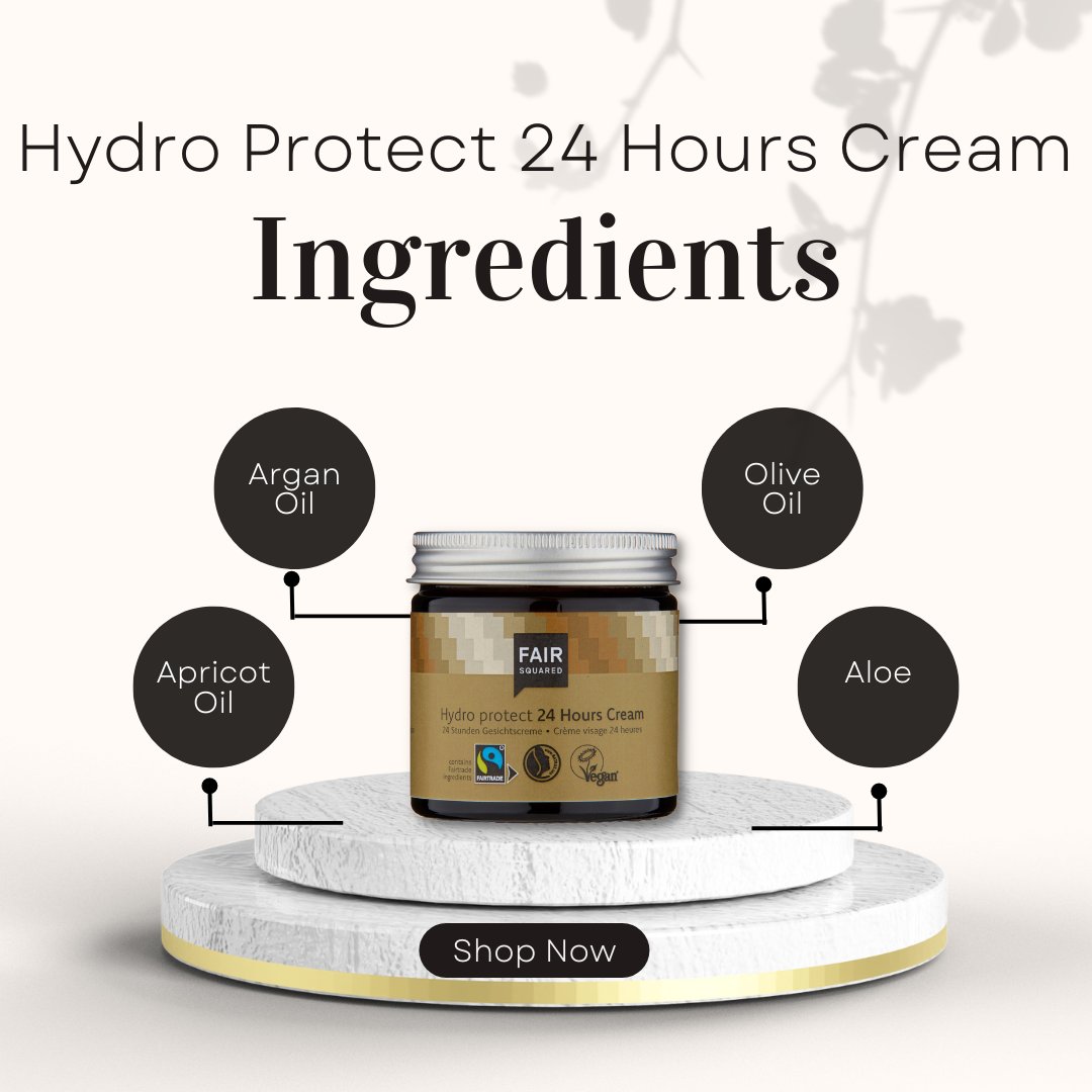 This moisturising 24 Hours Cream is a balanced composition of argan, olive, and apricot kernel oil, giving your skin protection around the clock. Provides long-lasting moisture without feeling greasy. Both valuable argan oil and rich olive oil are excellent sources of vitamin E.
