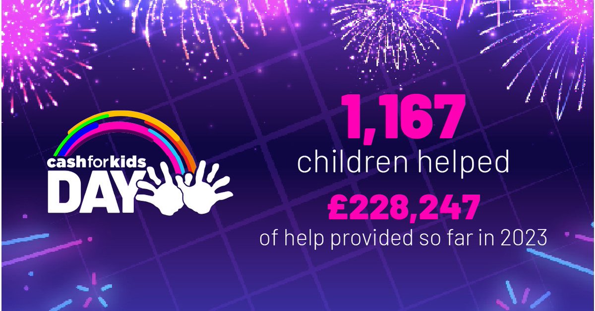 Thanks to YOU we'll be helping 1,167 more children! 👏 This will help their families through the cost-of-living crisis, providing essentials such as electricity, food and clothing. We couldn’t have done this without all of your support so THANK YOU again ❤️