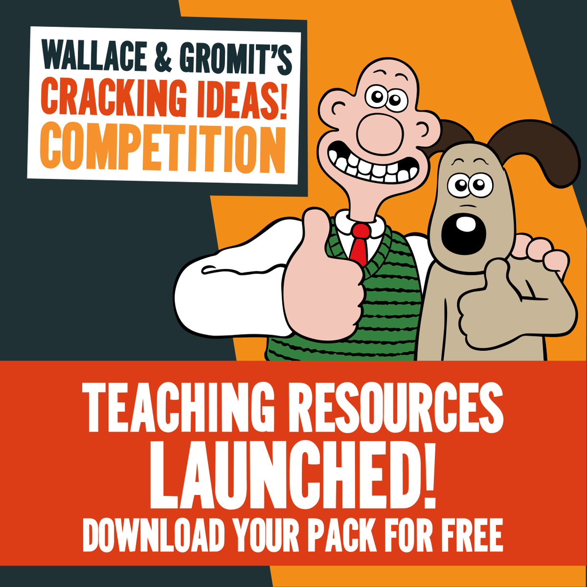 IPOeducation's tweet photo. Just Launched 🚀 New #CrackingIdeas Resources!

Designed with the help of @aardman the resources will help children discover their passion for #creativity &amp; #innovation!

👉 https://t.co/jgM3ijSeHI 👈

#WrongTrousersAt30 #UKEducation #IPOEducation #EdTechUK #UKTeachers https://t.co/dk26WQSI5H