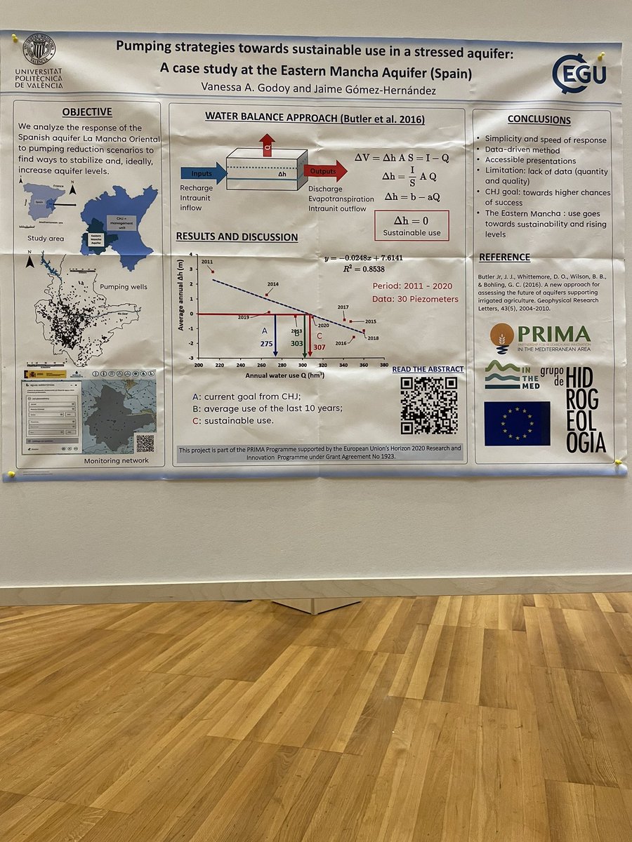 InTheMED_PRIMA's tweet photo. Learn more about our project in the Sustainable Groundwater Management in Water Stressed Regions poster session at @EuroGeosciences https://t.co/EYB1I4H3hB