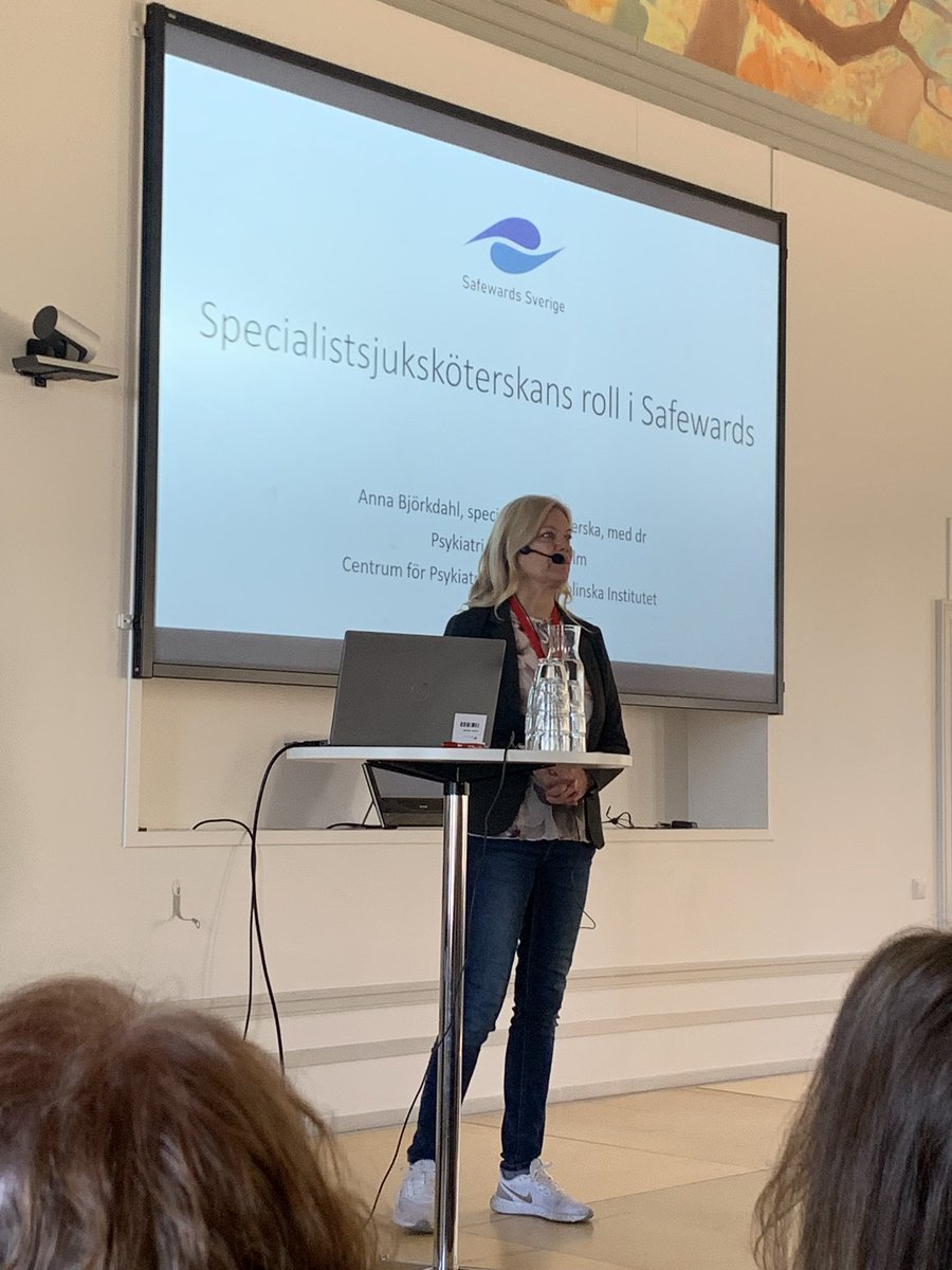 Nu drar vi igång dag 2. Keynote Anna Björkdahl och specialistsjuksköterskans roll i Safe Wards. #prfgoteborg2023