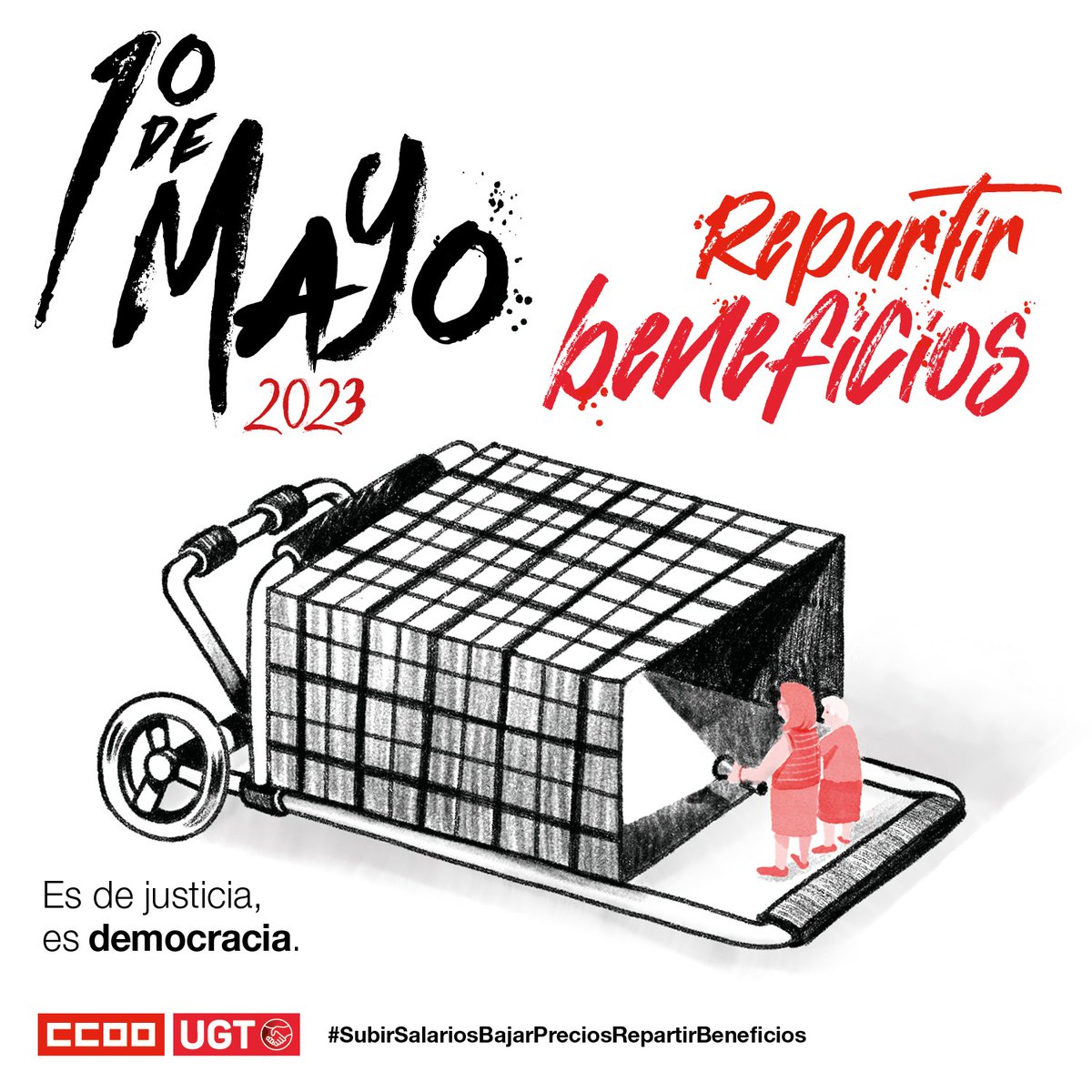 CCOOLeroy's tweet photo. ¡VIVA EL 1° DE MAYO! 

#1Mayo2023 #1MCCOO
#SubirSalariosBajarPreciosRepartirBeneficios

🔄 Repartir Beneficios 

🗞Gaceta Sindical https://t.co/6oDjkdJzsv

📓 Manifiesto #1Mayo2023 https://t.co/H30AqmE8kB

🚶🏾‍♂️ Manifestaciones 1º mayo https://t.co/yDns39Hoih https://t.co/TYI8hCkBvk