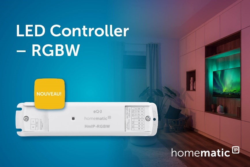 BatiPresse's tweet photo. Homematic IP lance un nouveau LED Controller - RGBW !

👉 https://t.co/JJ35G5r9FC https://t.co/0x20NY4IgV
