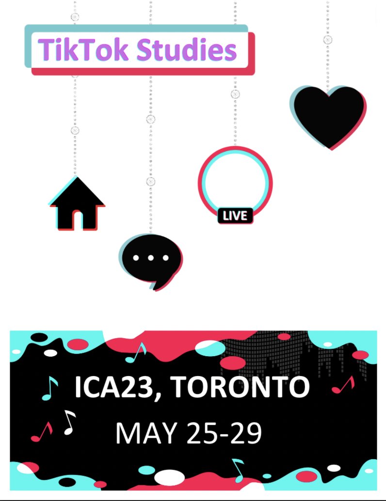 #ICA23 &amp; TikTok lovers, the time has come for the annual program 💫⭐️🤩 I collected all papers listed under "TikTok" - pls share &amp; use! Fascinating to see the shift of research orbit over the year, mirroring the platform's transformations &amp; ramifications⬇️ drive.google.com/file/d/1H-Nqrs…