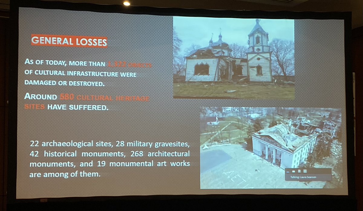 CultureinCrisis's tweet photo. Daryna Nedzelska, Head of the Sector for Cooperation with @UNESCO in the Ministry of Culture and Information Policy, Ukraine 🇺🇦 

The presentation explores how partnership is fostering resilience in the Ukrainian Cultural Sector

‘Small steps lead to a big victory’
 
@MKIPUkraine https://t.co/JM951cGqeN