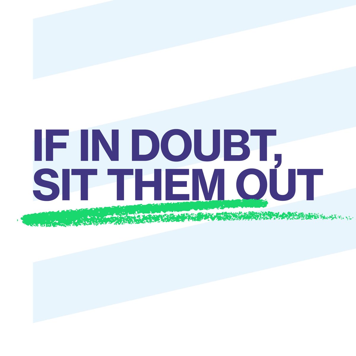 New UK-wide guidance for concussion in grassroots sport is released today building on the world-leading guidelines produced in Scotland. Concussion in sport is a serious issue. Find out more: bit.ly/3LeH9Ou #IfInDoubtSitThemOut