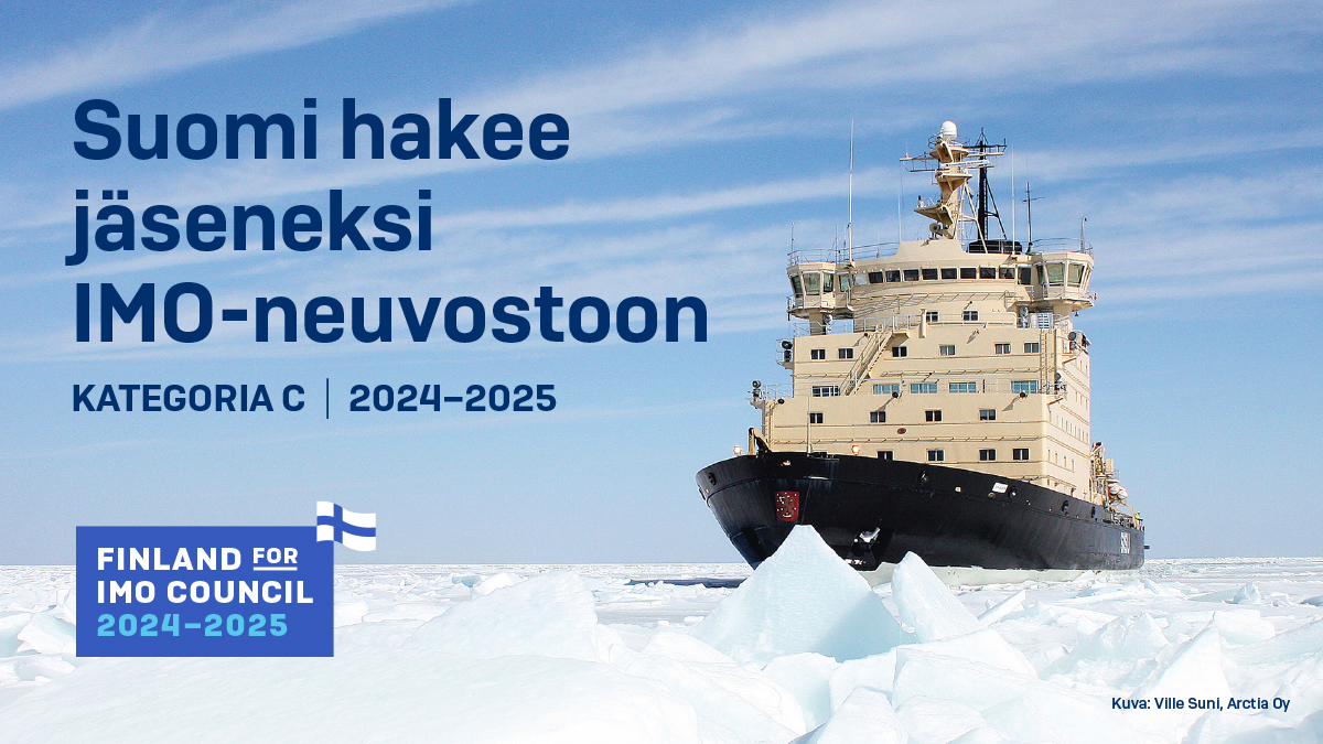 TraficomFinland's tweet photo. Suomi on ehdolla merenkulkujärjestö IMO:n neuvostoon. Suomi haluaa olla vaikuttamassa entistä vahvemmin ilmastomuutoksen pysäyttämiseen, uusien teknologioiden hyödyntämiseen merenkulun turvallisuuden parantamiseksi ja tasa-arvon edistämiseen merenkulussa.

https://t.co/mDGlVidSIY https://t.co/dq1Vx619mh