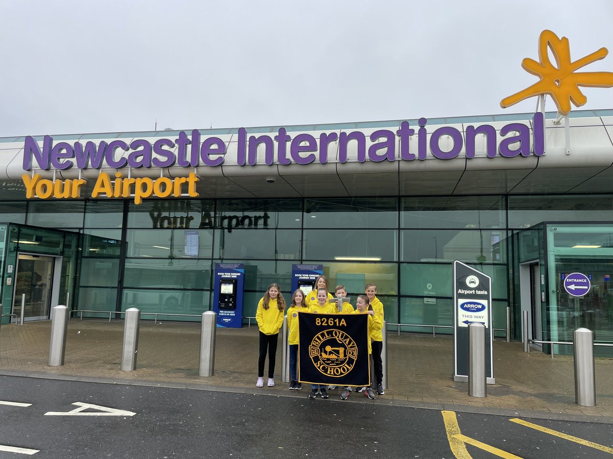 BQPrimary's tweet photo. We’re on our way to 😀 #VEXworlds. We can’t quite believe the day has come. Thank you to our sponsors, who have made this possible @ReeceSTEM @SunSoftCity @txmrecruit @NissanUK @aztecprint @blumilk @aspirets #Angeladventures #Angel25 https://t.co/sloAYjnQJ9