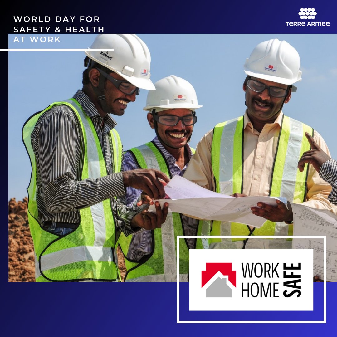 geoquest_group's tweet photo. 👷 #Safety is a core valure for #TerreArmée 🦺
Integrated at all levels from the call for tenders to the execution, including the design of our technical processes. Our #HomeSafeWorkSafe logo is a daily reminder to our employees of the reasons why we must #GoHomeSafely every day. https://t.co/SpSnhwrCzG