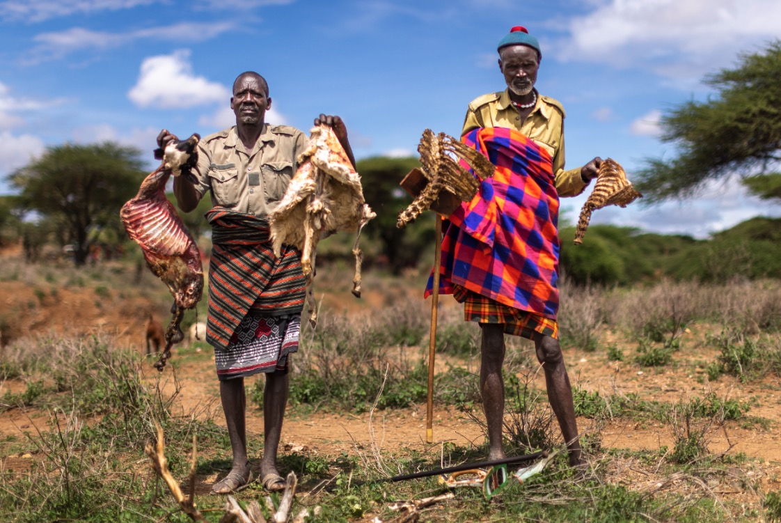 Johnny Goldsmith (@mirrorjohnny) on Twitter photo The stories are harrowing.
Loripu Kiru, pictured here, with the remains of livestock which died due to the drought.
He tells the <a href="/DailyMirror/">The Mirror</a> how he lost his 14-year-old daughter Nateen and his 62-year-old brother Eglan to starvation. The stories are harrowing.
Loripu Kiru, pictured here, with the remains of livestock which died due to the drought.
He tells the <a href="/DailyMirror/">The Mirror</a> how he lost his 14-year-old daughter Nateen and his 62-year-old brother Eglan to starvation.
