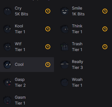MythOP_'s tweet photo. didnt know I had so many emote slots lesgooo https://t.co/ntf8uzk4GD