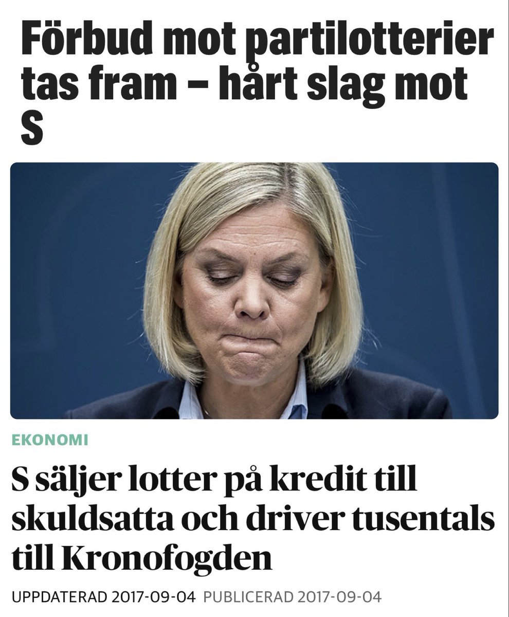 Regeringen slaktar socialdemokraternas oetiska lotto-kassako. Detta är en moralisk, ekonomisk och kulturell seger för Sveriges demokrati!