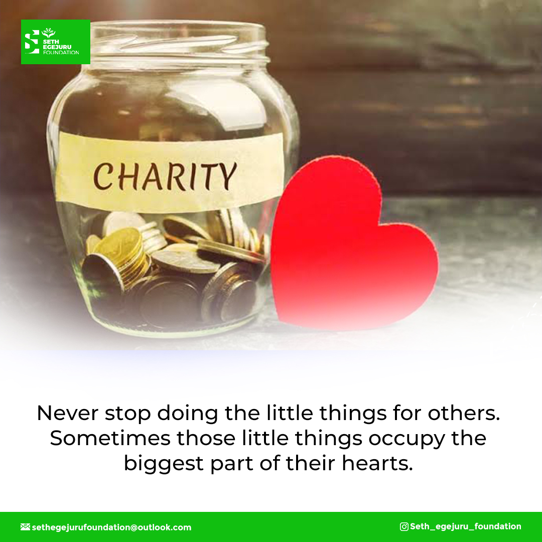 RT Sethegejuru Never stop doing the little things for others

#changingtheworld
#makingdifference
#betterworldforall
#positiveimpacts
#impactforgood
#abetterplace
#abettertime
#happinessbegins
#mentalwelbeing
#kindnessrocks
#compassionate
#who
#nigeria