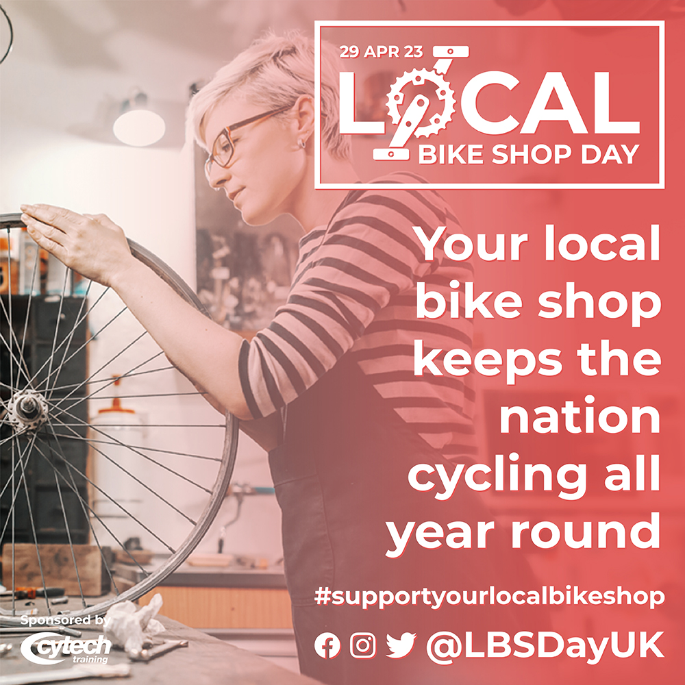 Tomorrow is Local Bike Shop Day, so pop out and show your favourite cycle businesses some love! 

Cycle shops keep us pedalling all year and this weekend is your chance to show how much they mean to your community. 

Who do you plan to visit tomorrow?

#supportyourlocalbikeshop