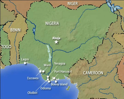 Lots of misconceptions about Sea Ports in Nigeria. Sea Ports in Nigeria can only exist in States on the Atlantic coastline, i.e. Lagos, Ogun, Ondo, Delta, Bayelsa, Rivers, Akwa Ibom, Cross River. Outside of these, only RIVER Ports exist. There are no 'inland' Sea Ports. 1/