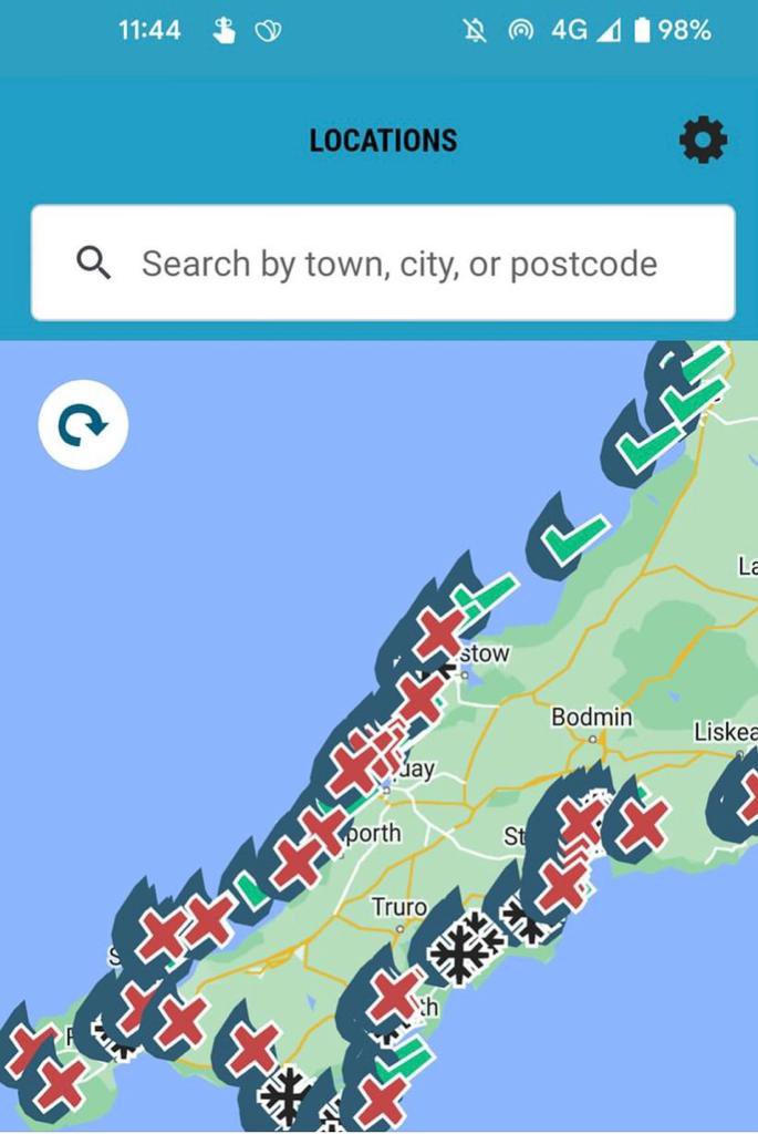Sewage dumps in Cornwall this morning @stevedouble 
Put us first!!! 
#AbsoluteJoke #Pathetic #BeMuchBetter