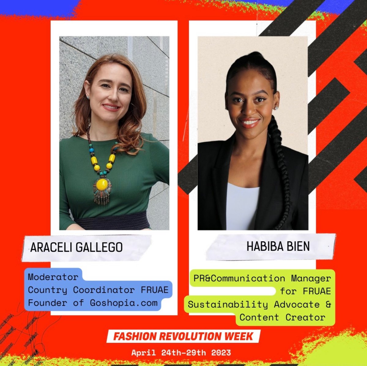 TrashionKe254's tweet photo. 🗓️ Join our founder @Habibabien_eco  for Day 5 Fashion Revolution Week UAE, together with fellow climate leaders in the UAE.

An online brainstorming to build the sustainability agenda for the upcoming @COP28_UAE 

🎟️ Register your free ticket: https://t.co/i2KyMlL8vW https://t.co/ea31QzXRLc
