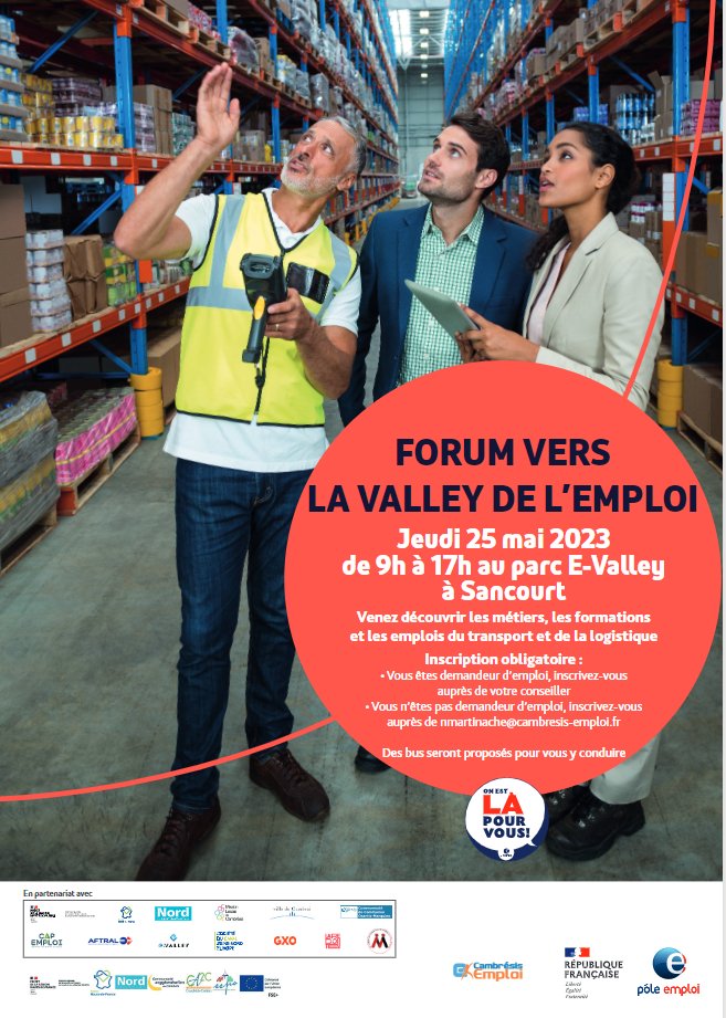 ✅Intéressé(e)s par les métiers du transport et de la logistique ?
➡️SAVE THE DATE : 25 MAI 2023 !