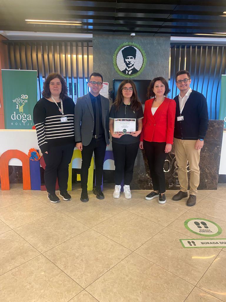 Our student, Yelda Aydın, has been awarded with honorable mention in International TSL Essay Competition. Congratulations. 👏🏼👏🏼
<a href="/DogaOkullari/">Doğa Koleji</a> <a href="/binici_yesim/">Yeşim Binici Köseoğlu</a> <a href="/suleymancalis33/">Süleyman Çalış</a>  <a href="/OkanIslakk/">Okan Islak</a>