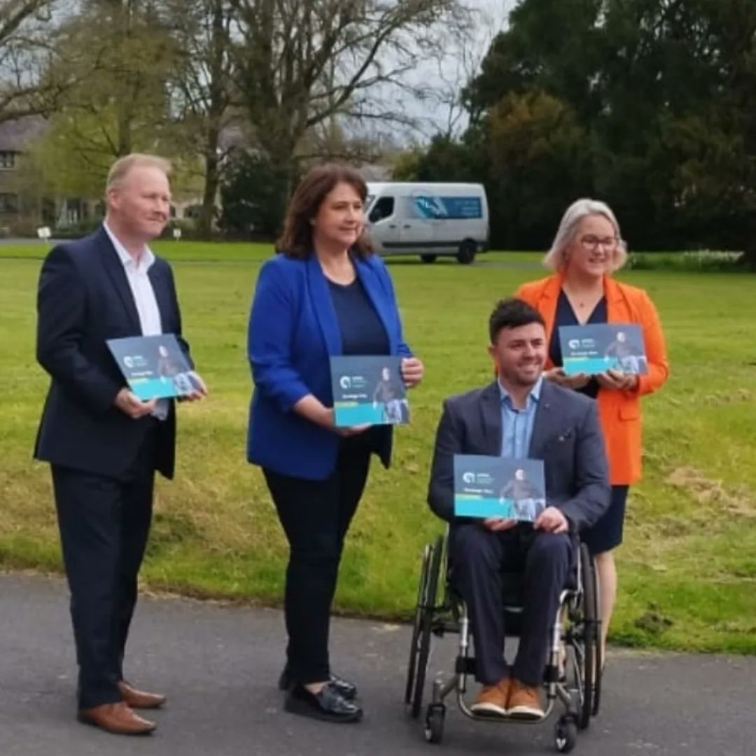 Johnny_quaid's tweet photo. Great day yesterday at Barrettstown for the launch of the new name and strategic plan for Active Disability Ireland. It was a pleasure to meet Minister for Disabilities Anne Rabbitte along with the CEO of the company, past and present. #inclusive #activedisabilityireland #change https://t.co/9VR7PmaMG0