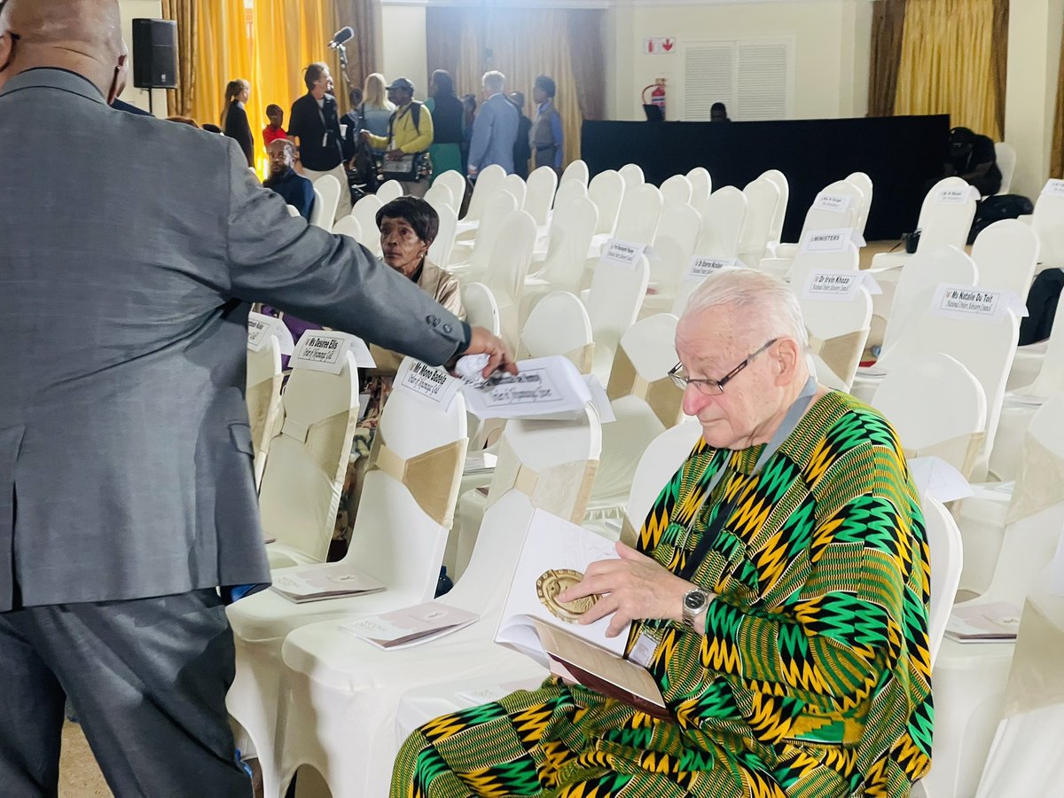 zizikodwa's tweet photo. Honored today to Programme Direct 2023 National Orders Awards on distinguished citizens and eminent foreign nationals who have contributed towards the advancement of democracy and have made a significant impact on improving the lives of South Africans.

#NationalOrders https://t.co/E9IG4mQ9XG