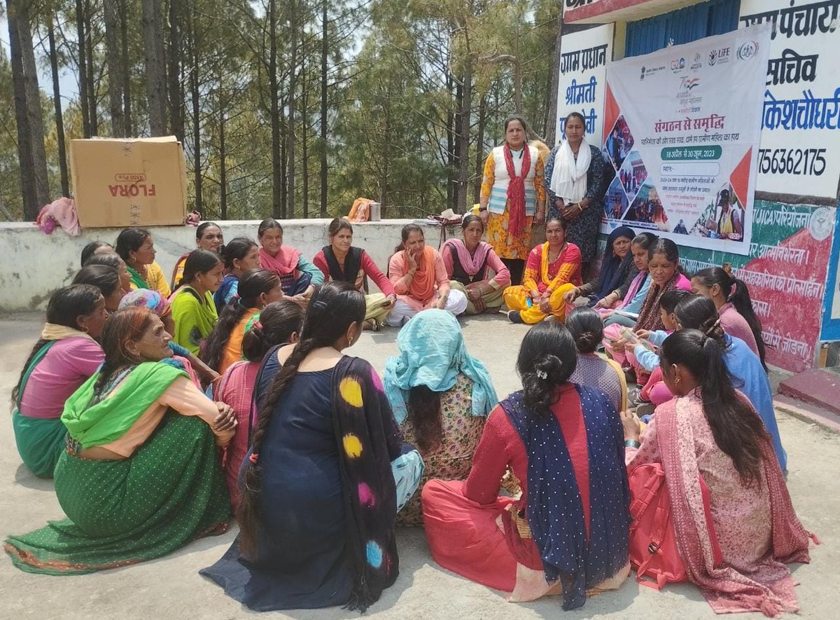 USRLMPAURI's tweet photo. Social mobilization campaign in nainidanda block https://t.co/gj6kkhYABz