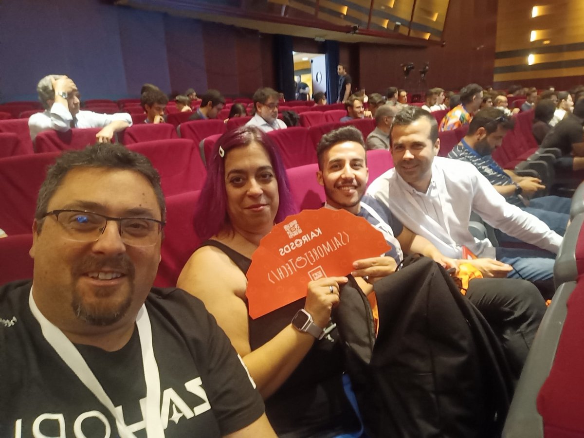 bglarios's tweet photo. De Madrid a Córdoba en #salmorejoTech23 @AulaSL con @zizolabib @j_merinoe ¡Empezamos! #Cellst https://t.co/uYIhc14itN