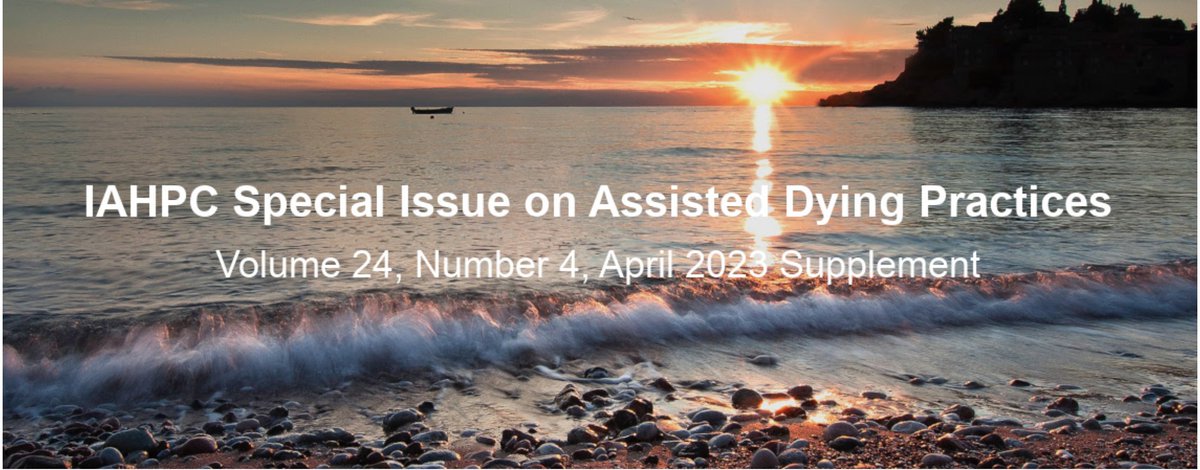 "No country or state shld consider legalizing euthanasia or PAS  until it ensures universal access to #palliativecare services &amp; appropriate meds including opioids 4 mgmt of pain &amp; dyspnea." 1https://hospicecare.com/what-we-do/publications/special-issues/assisted-dying-practices/