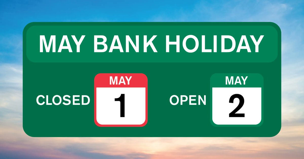 sov_print's tweet image. Our offices will be closed on Monday 1st May for the #bankholiday.

We will be back open from 8am on Tuesday 2nd May for any enquiries, we hope everyone has a great long weekend! 

#sovprint #openingtimesupdate #bankholiday