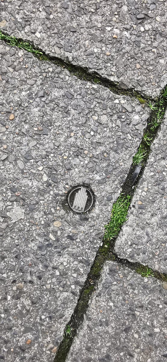 CherellaDeVil's tweet photo. @muenster_de @Muenster  kann mir jemand erklären was das für ne Bedeutung hat? Am Bahnhof entdeckt. Ca. Euro Größe 🤔 https://t.co/uqBVMj3Cq9