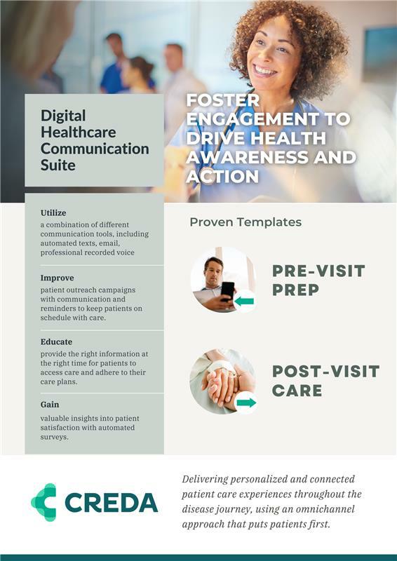 CredaHealth's tweet photo. Creda Health is dedicated to transforming the healthcare industry by delivering human-centric, personalized, connected, and omnichannel patient care experiences. We aim to improve health outcomes and enhance the patient experience by leveraging the latest technology! https://t.co/6gjlkr4qmz