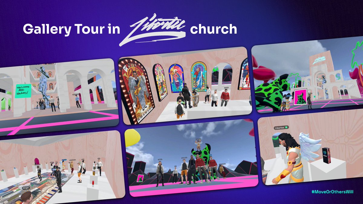 What a wonderful evening it was 🥰

During the Gallery Tour in Libertee Church, our Creative Director <a href="/mishalibertee/">libertee.eth</a> showcased his artworks and provided insight into the inspiration and stories behind each piece 🎨

The online format allowed for a dynamic and interactive
