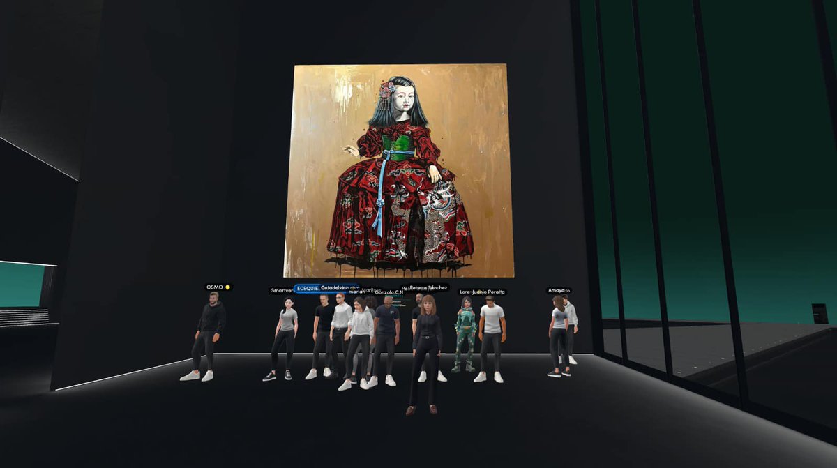 YOU_MEDIA's tweet photo. 📸 GALERÍA DE #ARTE DE YOU MEDIA EN EL #METAVERSO. 
La artista y creativa gráfica, Elena Ayuso, inauguró ayer en nuestra galería de arte la #exposición de algunos de sus proyectos.  Una exposición abierta al público hasta el próximo mes de junio. 
👉 https://t.co/FhfFD2IRz7 https://t.co/ylnpMqCKcA