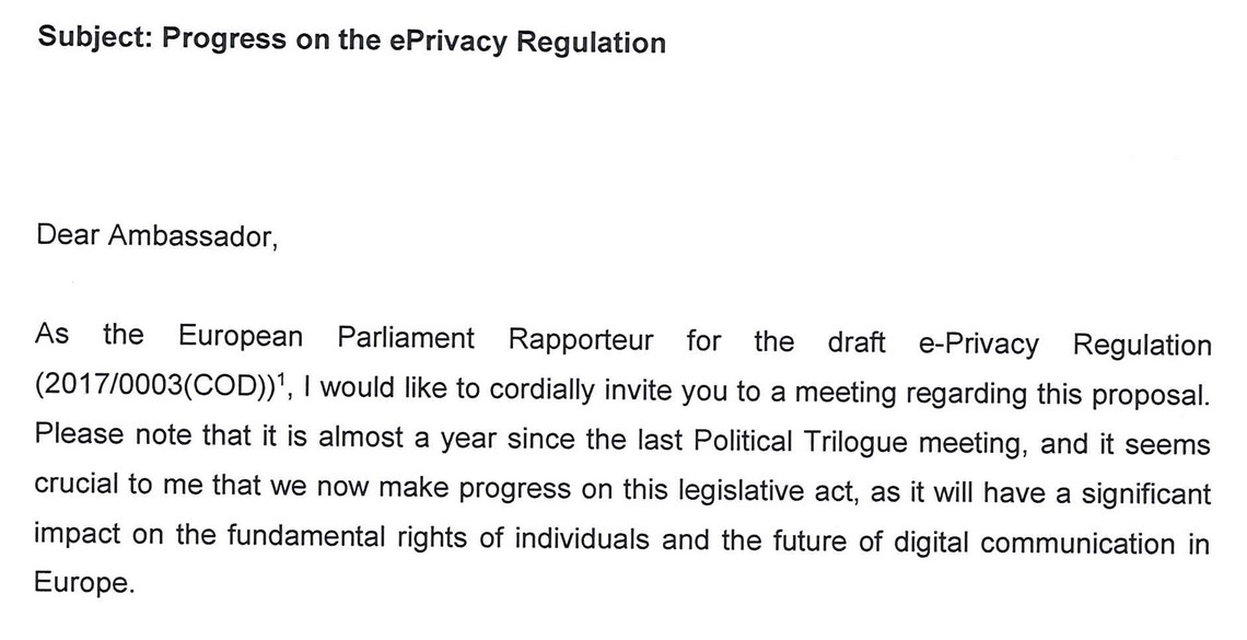 Mehr als 6 Jahre nach Vorlage des Entwurfs steht die #ePrivacy-Verordnung nun offenbar vor dem Aus, 
berichtet <a href="/FantaAlexx/">Alexander Fanta</a>.
„Aus meiner Sicht verpassen wir damit eine einmalige Chance, die #Grundrechte in Europa zu stärken"
warnt @BirgitSippelMEP.
netzpolitik.org/2023/eprivacy-…