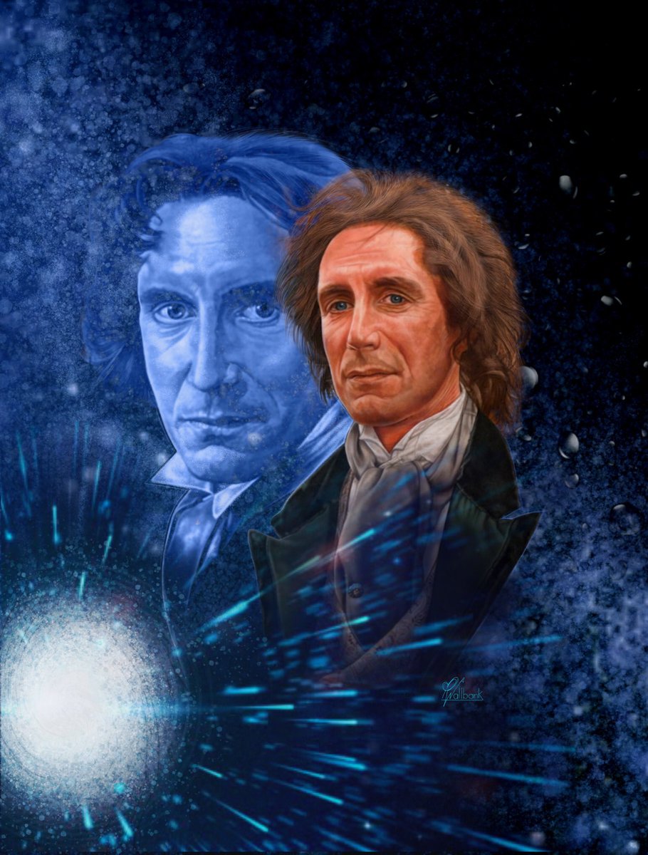#DoctorWho - #PaulMcGann is #8thDoctorWho 
@dwcoverstory @DWMtweets @doctorwhotv @DoctorWhoNews @DrWhoOnline 
My latest artwork for a forthcoming book #1990s 
#Doctorwhoartwork 
#Doctorwhothemovie