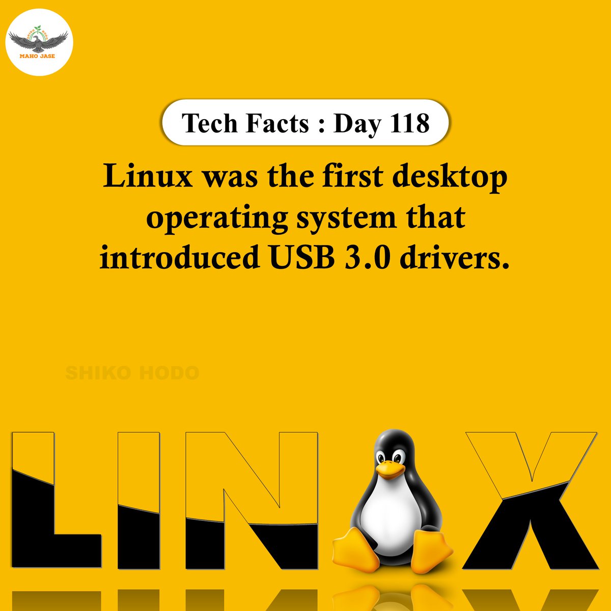 mahojase's tweet photo. Tech Facts : Day 118

#linux #linuxserver #linuxuser #linuxwindows #linuxprogramming #linuxdevelopment #linuxadministrator #dailytechfacts #Mjit https://t.co/Hk1w5f1zdG